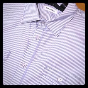 Men’s Calvin Klein L dress shirt...military style